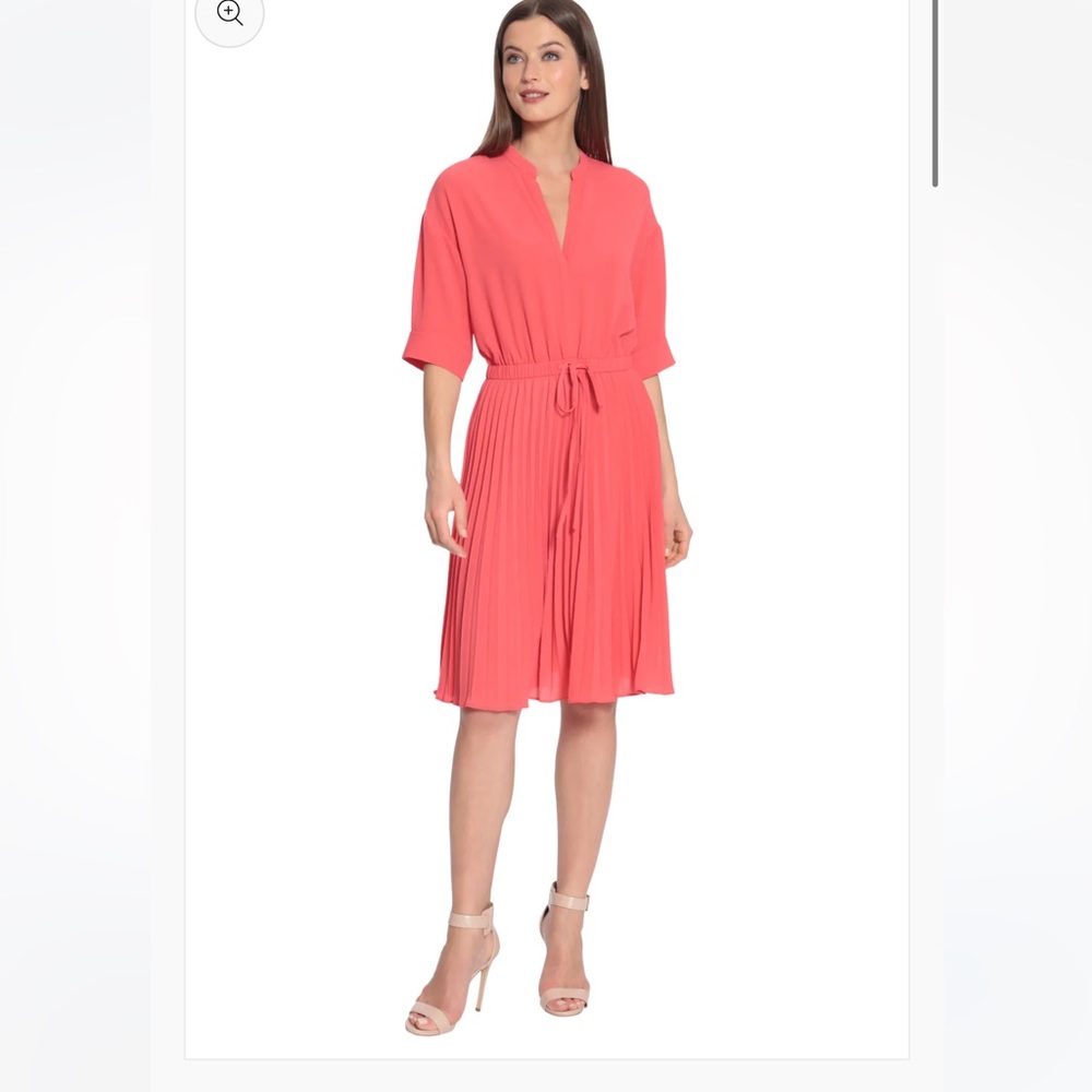 Maggy London Pleated Dress